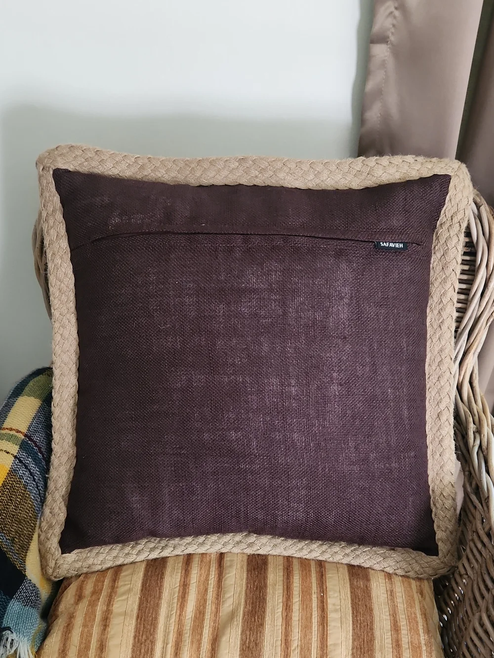 SAFAVIEH Madeline Border Throw Pillow 20